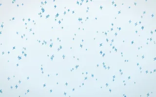 Arctic Frost Bolts Dense II — light blue and white weather background, variation II