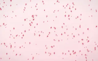 Cherry Soda Bolts Dense II — light red and white weather background, variation II