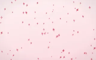 Cherry Soda Bolts III — light red and white weather background, variation III