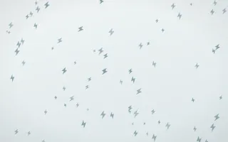 Coastal Fog Bolts II — light blue and white weather background, variation II