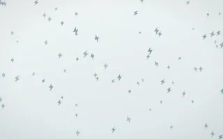 Coastal Fog Bolts III — light blue and white weather background, variation III