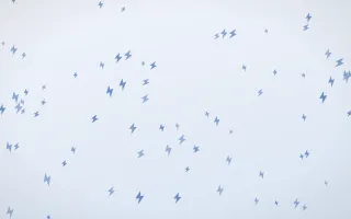 Denim Day Bolts — light blue and white weather background