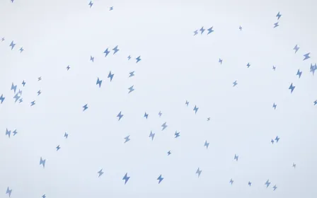 Denim Day Bolts — light blue and white weather background