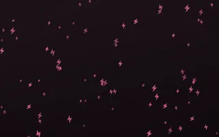 Flamingo Noir Bolts — dark pink and black weather background