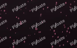 Flamingo Noir Bolts — dark pink and black weather background