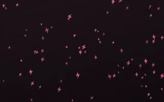 Flamingo Noir Bolts III — dark pink and black weather background, variation III