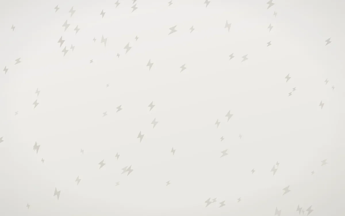 Fogline Bolts — light grey, orange and white weather background