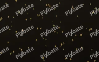Golden Noir Bolts II — dark gold, yellow and black weather background, variation II