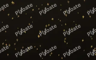 Golden Noir Bolts III — dark gold, yellow and black weather background, variation III