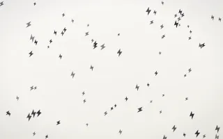 Inkline Bolts II — light grey and white weather background, variation II