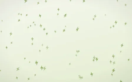 Matcha Latte Bolts — light green and white weather background
