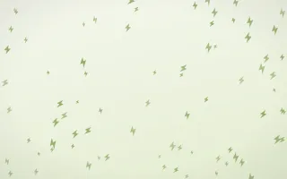 Matcha Latte Bolts III — light green and white weather background, variation III