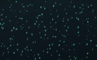 Midnight Garden Bolts Dense II — dark green and black weather background, variation II