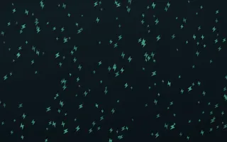 Midnight Garden Bolts Dense III — dark green and black weather background, variation III