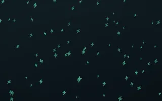 Midnight Garden Bolts III — dark green and black weather background, variation III