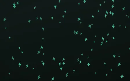 Mint Noir Bolts — dark green and black weather background