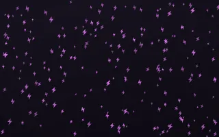 Neon Noir Bolts Dense II — dark purple, teal and black weather background, variation II