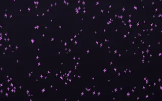 Neon Noir Bolts Dense III — dark purple, teal and black weather background, variation III