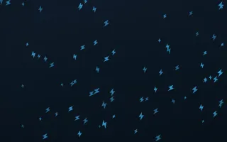 Ocean Ink Bolts — dark blue weather background
