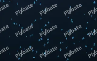 Ocean Ink Bolts — dark blue weather background