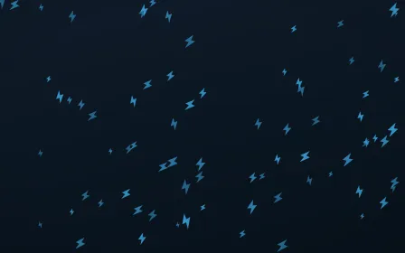 Ocean Ink Bolts — dark blue weather background