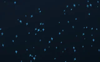Ocean Ink Bolts III — dark blue weather background, variation III
