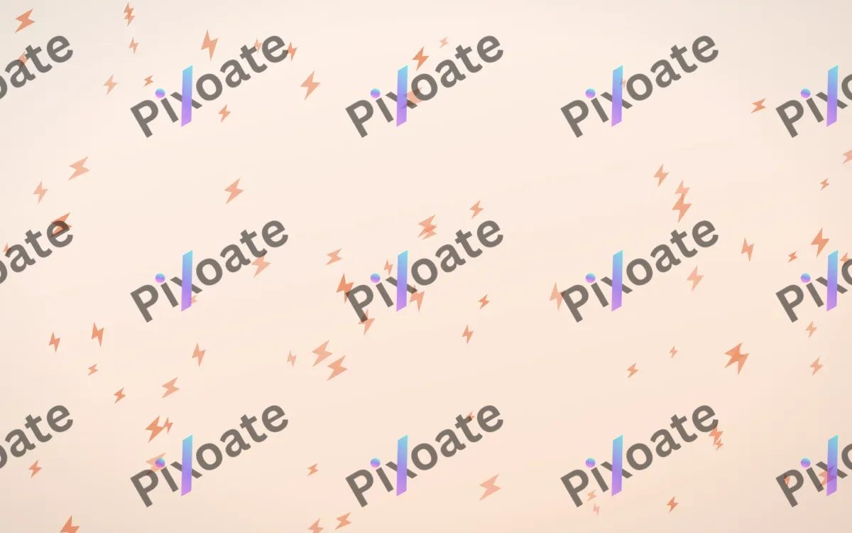 Peach Fuzz Bolts — light orange and white weather background