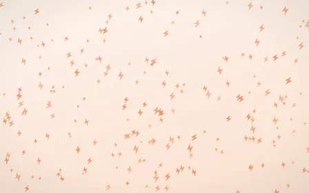 Peach Fuzz Bolts Dense — light orange and white weather background