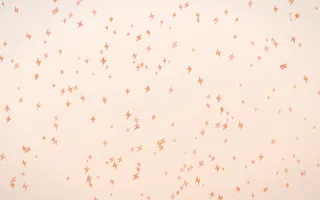 Peach Fuzz Bolts Dense III — light orange and white weather background, variation III