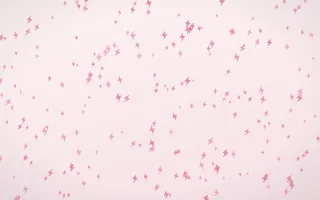 Rosewater Bolts Dense II — light pink and white weather background, variation II