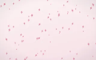 Rosewater Bolts III — light pink and white weather background, variation III