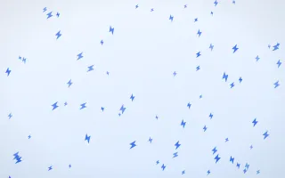 Sky Bolts III — light blue and white weather background, variation III