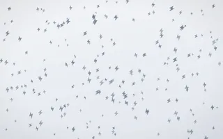 Slate Mist Bolts Dense II — light blue and white weather background, variation II