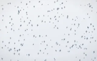 Slate Mist Bolts Dense III — light blue and white weather background, variation III