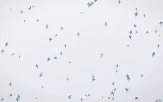 Slate Mist Bolts III — light blue and white weather background, variation III