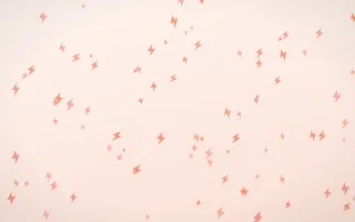 Sorbet Bolts II — light red, orange and white weather background, variation II