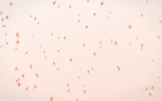 Sorbet Bolts III — light red, orange and white weather background, variation III