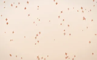 Terracotta Bolts III — light orange and beige weather background, variation III