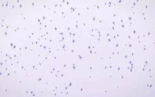 Wisteria Bolts Dense III — light purple and white weather background, variation III