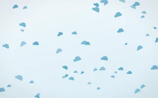 Arctic Frost Clouds — light blue and white weather background