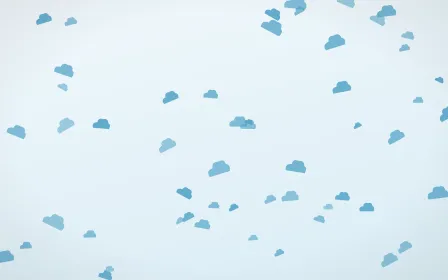 Arctic Frost Clouds — light blue and white weather background