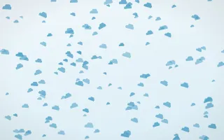 Arctic Frost Clouds Dense — light blue and white weather background