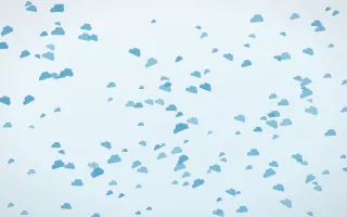 Arctic Frost Clouds Dense II — light blue and white weather background, variation II