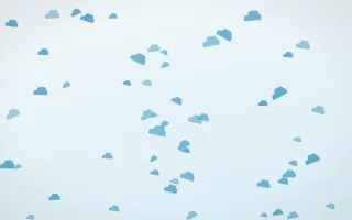 Arctic Frost Clouds II — light blue and white weather background, variation II