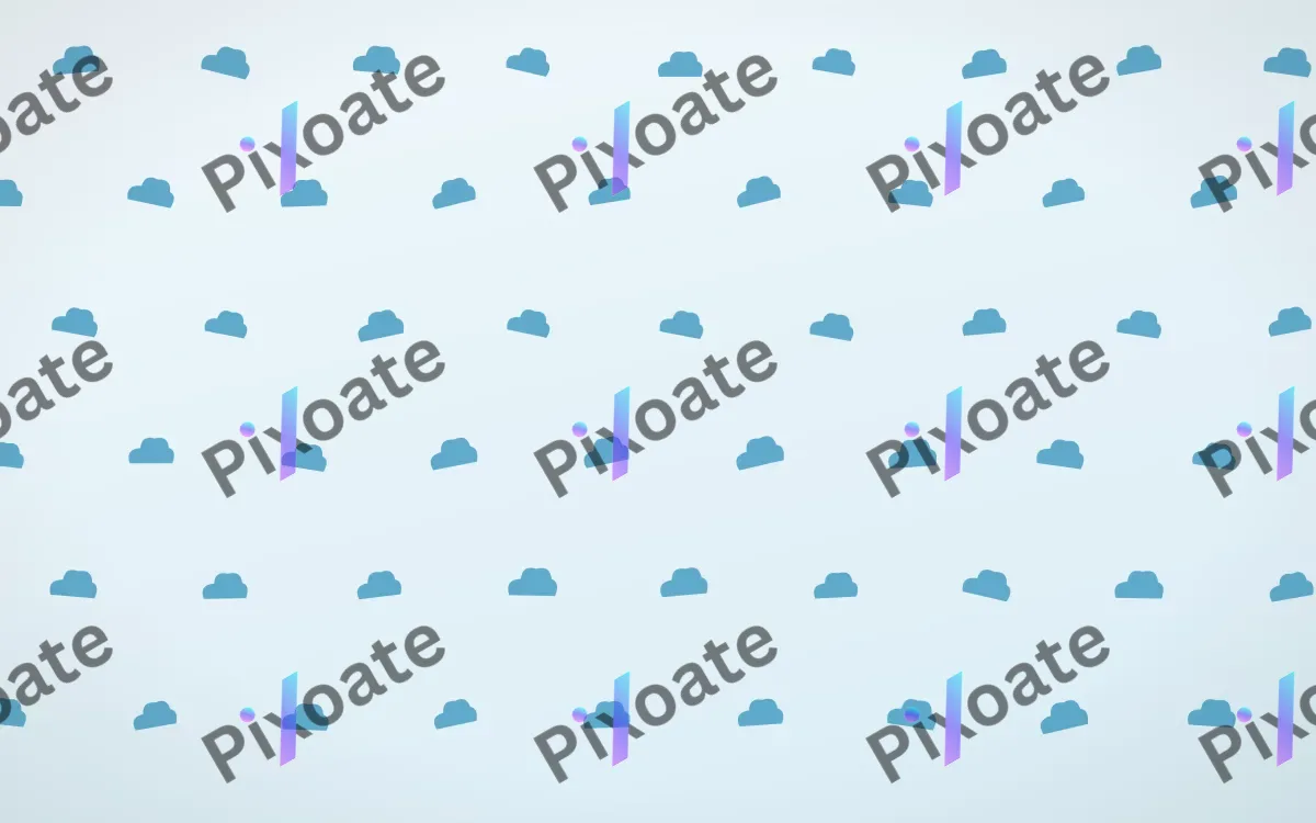 Arctic Frost Clouds Tiled — light blue and white weather background