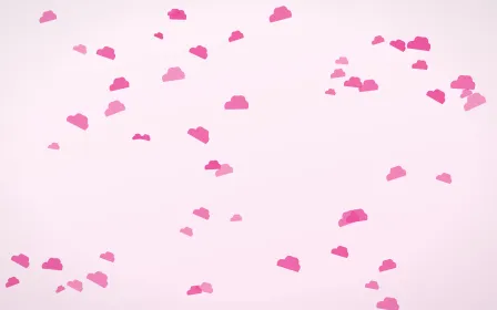 Blush Clouds — light pink and white weather background