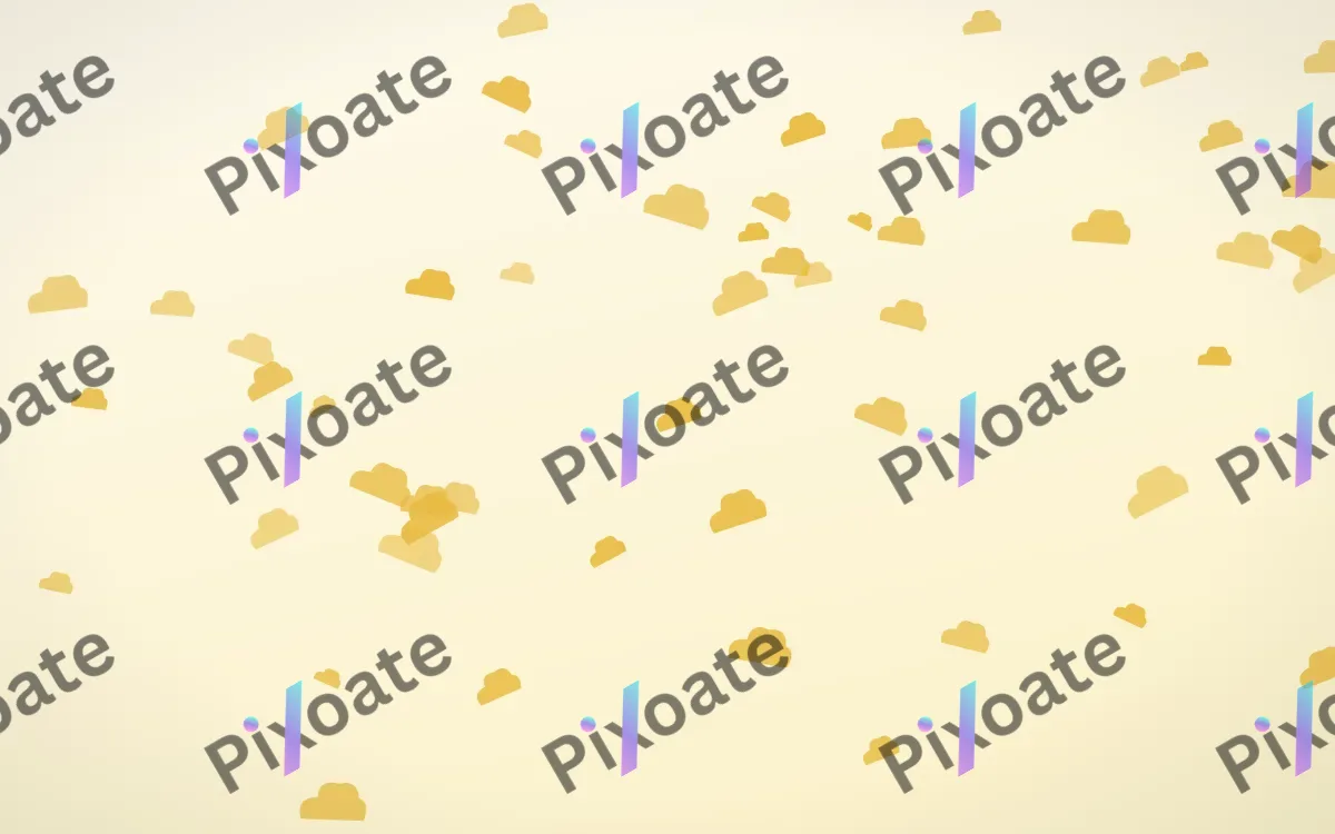 Buttercream Clouds — light gold, yellow and white weather background