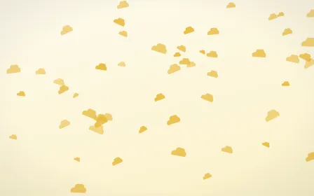 Buttercream Clouds — light gold, yellow and white weather background