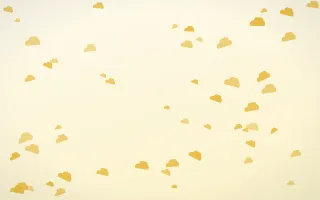 Buttercream Clouds II — light gold, yellow and white weather background, variation II