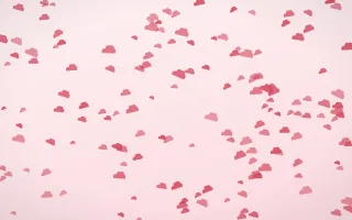 Cherry Soda Clouds Dense II — light red and white weather background, variation II